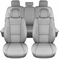 YOTRUTH 2015–2025 Ford F-150 Seat Covers | Faux Leather, Beige