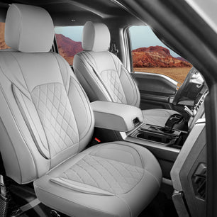 Fundas de asiento Yotruth para Ford F150 SuperCrew 2015-2024 y F250/F350/F450 Super Duty Crew Cab 2017-2024