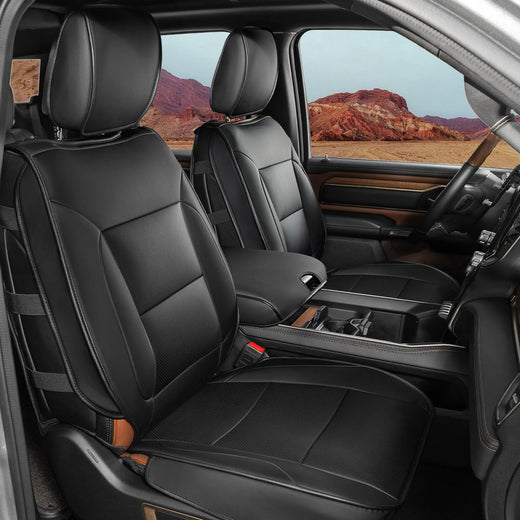 YOTRUTH 2007–2025 Chevrolet Silverado 1500 Seat Covers | Faux Leather