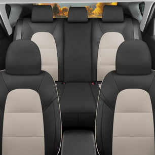 Yotruth Car Seat Cover for Mazda CX-5 2017-2024 Yotruth Car Seat Cover for Mazda CX-5 2017-2024 - black-beige - YOTRUTH