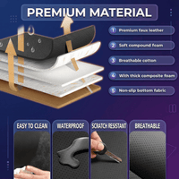 Premium Napa Fabric Waterproof Seat Covers - Year-Round Comfort for Honda, Toyota, and More. Ideal for Sedans and SUVs with Full Protection and Stylish Design for Road Adventures