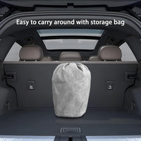 Car Cover Fit Full Size Truck Length Up to 233 Inches, Waterproof All Weather Hail Thickened Full Exterior Car Cover for Automobiles UV Protection & Windproof Vehicle Cover with Anti-Theft Rope, Truck