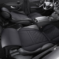 YOTRUTH Universal Front Seat Covers | Faux Leather, High-Back Bucket