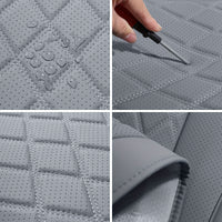 YOTRUTH Universal Front Seat Covers | Faux Leather, High-Back Bucket