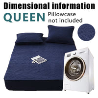 Soft Quilted Mattress Cover, Breathable Mixed Filling Thickened Pad, Without Pillowcase, Bedroom Essentials, Decorative Pad, Elegant Mattress Cover, High-Quality Stitching, Breathable Fabric, Plush Bedding, Fitted Mattress, Allergy Patients