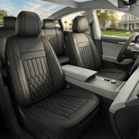 Premium Napa Fabric Waterproof Seat Covers - Year-Round Comfort for Honda, Toyota, and More. Ideal for Sedans and SUVs with Full Protection and Stylish Design for Road Adventures