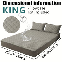 Waterproof Mattress Protector，Machine Washable Fitted Sheet，Anti-slip and Anti-stain Protection，More Sizes Optional，Christmas Home Decor