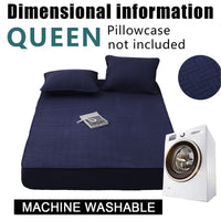 Soft Quilted Mattress Cover, Breathable Mixed Filling Thickened Pad, Without Pillowcase, Bedroom Essentials, Decorative Pad, Elegant Mattress Cover, High-Quality Stitching, Breathable Fabric, Plush Bedding, Fitted Mattress, Allergy Patients