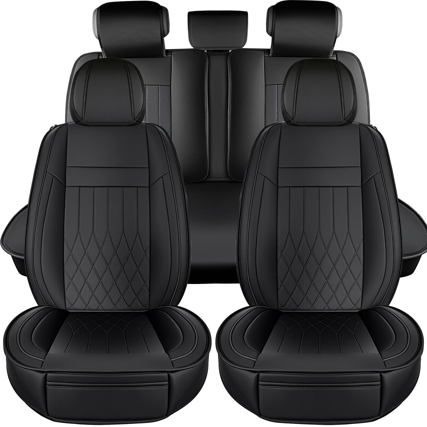 Premium Napa Fabric Waterproof Seat Covers - Year-Round Comfort for Honda, Toyota, and More. Ideal for Sedans and SUVs with Full Protection and Stylish Design for Road Adventures