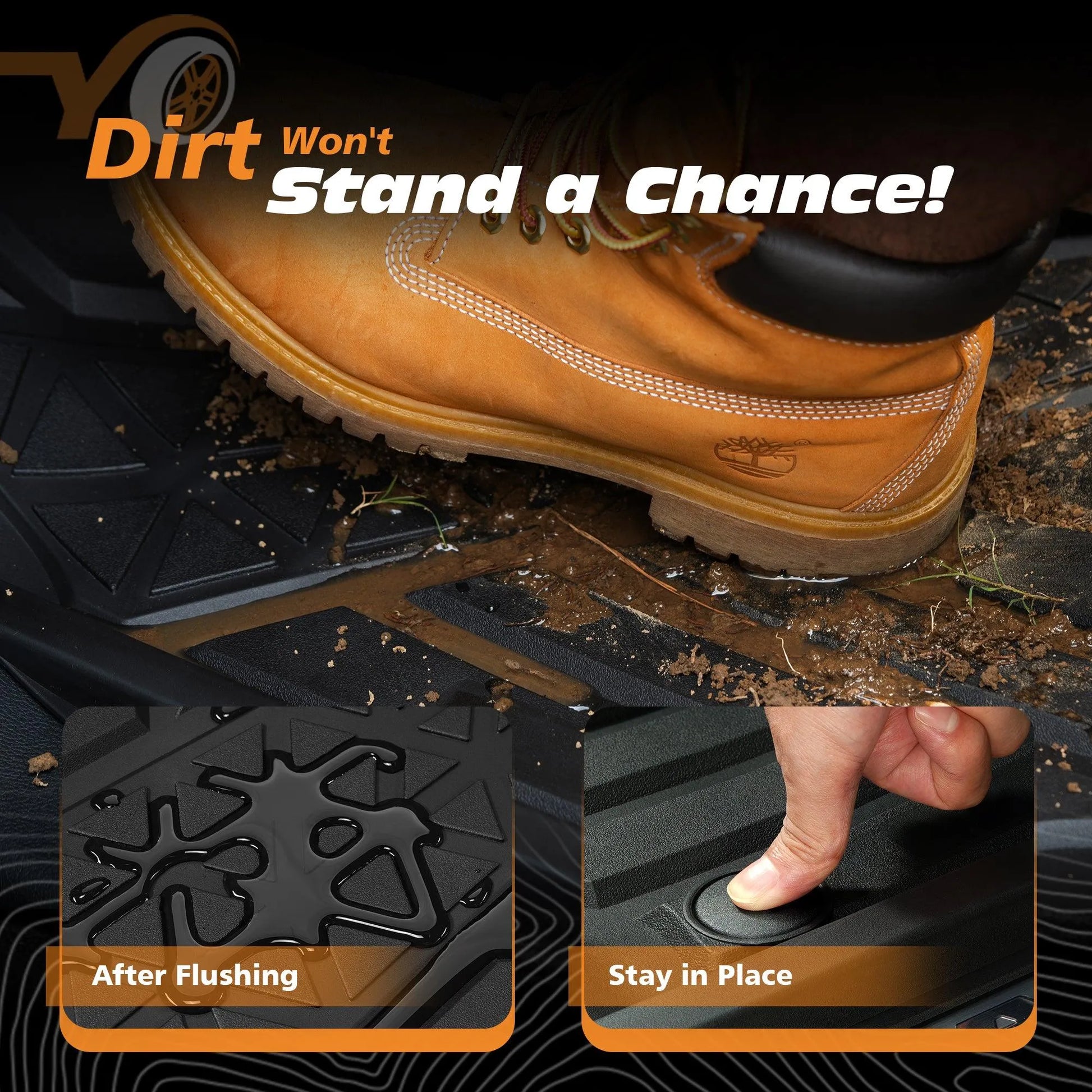 Yotruth Floor Mats for 2019-2024 Dodge Ram 1500 Crew Cab with Storage Yotruth Floor Mats for 2019-2024 Dodge Ram 1500 Crew Cab with Storage - Default Title - YOTRUTH