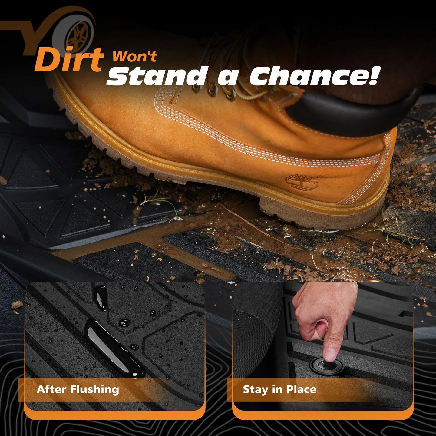 Yotruth PRO Floor Mats for Toyota Tundra 2022-2024 (Double Cab) - YOTRUTH