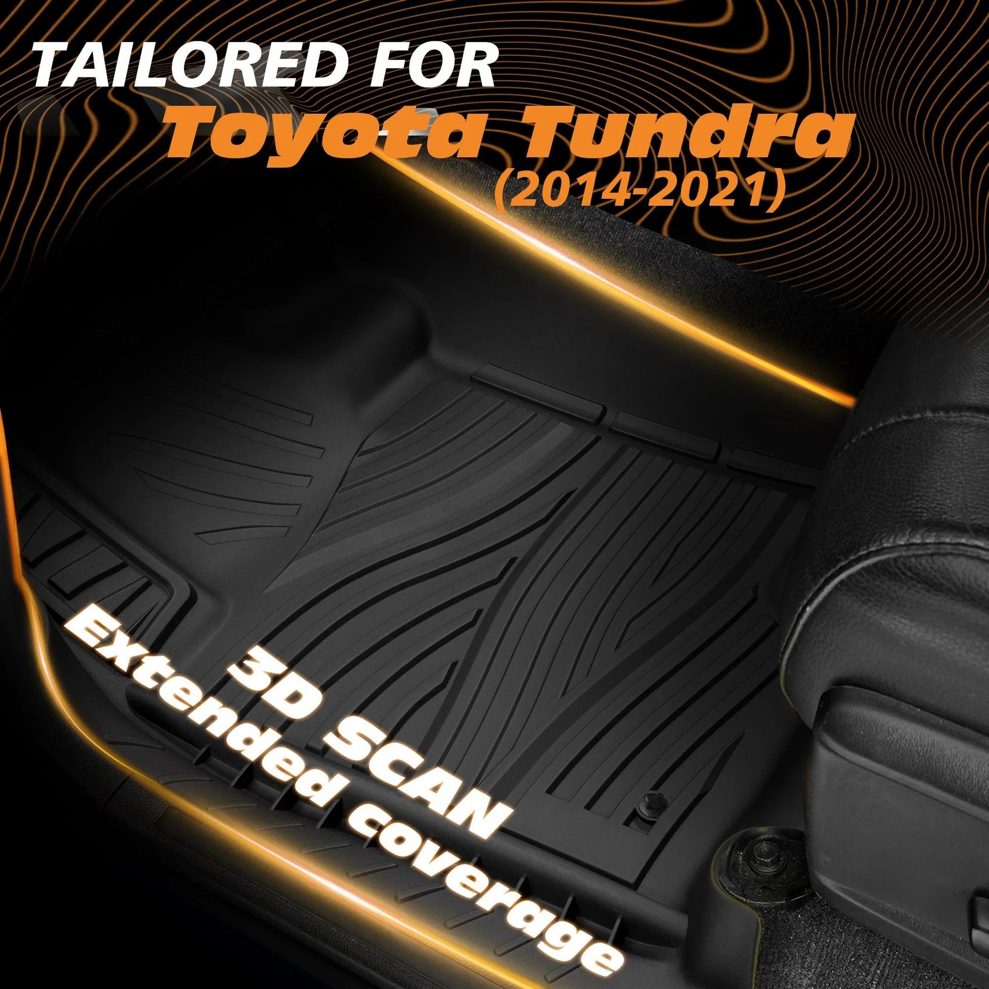 Yotruth PRO Floor Mats for Toyota Tundra 2014-2021 (Double Cab) Yotruth PRO Floor Mats for Toyota Tundra 2014-2021 (Double Cab) - Default Title - YOTRUTH