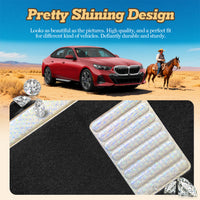 Universal Auto Floor Mats 4PCS Set, Durable Waterproof Non-Slip All-Weather Car Mats, Heavy-Duty Interior Foot Pads for Cars, SUVs & Trucks