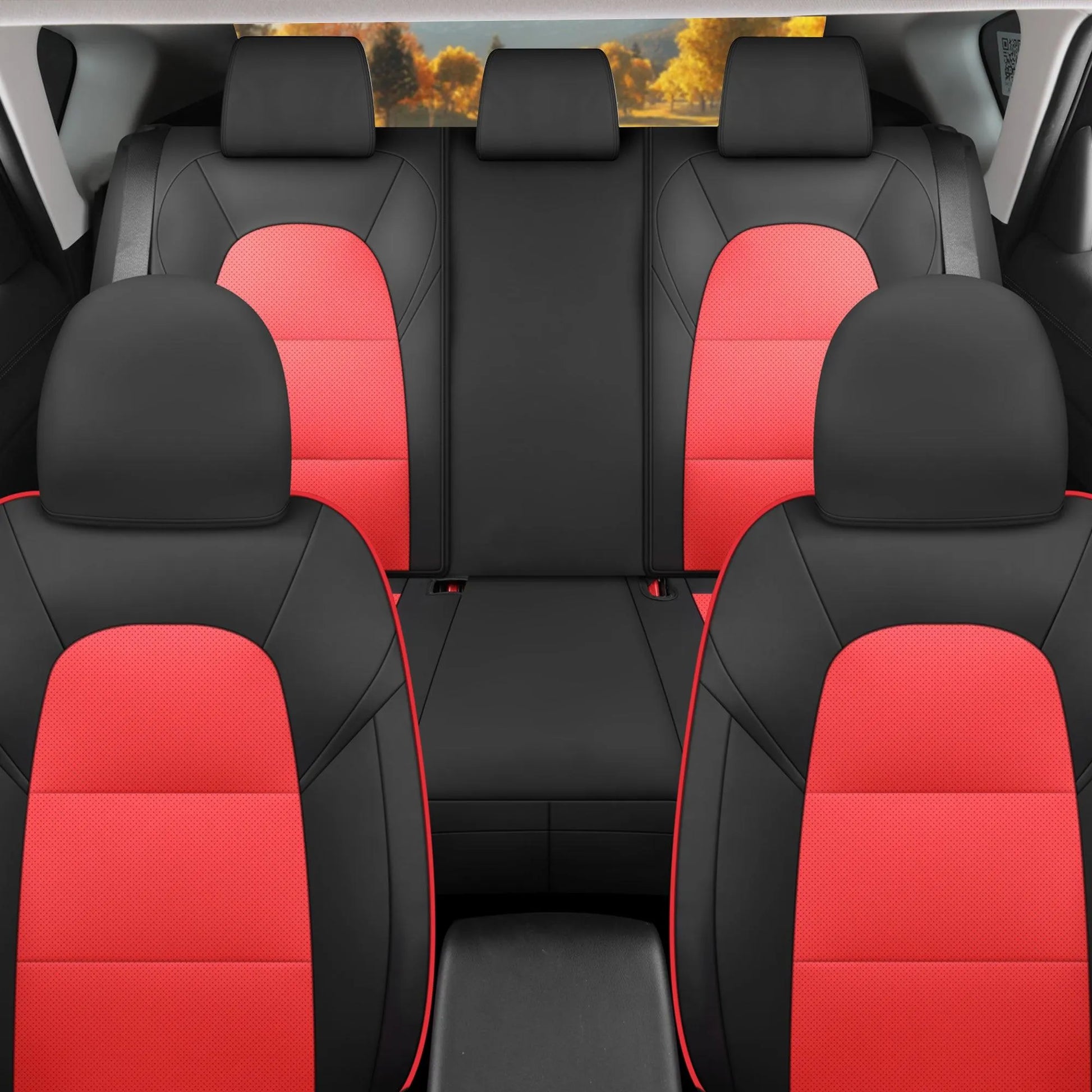 Yotruth Car Seat Cover for Mazda CX-5 2017-2024 Yotruth Car Seat Cover for Mazda CX-5 2017-2024 - black-red - YOTRUTH