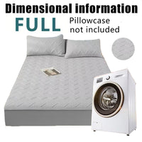 Soft Quilted Mattress Cover, Breathable Mixed Filling Thickened Pad, Without Pillowcase, Bedroom Essentials, Decorative Pad, Elegant Mattress Cover, High-Quality Stitching, Breathable Fabric, Plush Bedding, Fitted Mattress, Allergy Patients