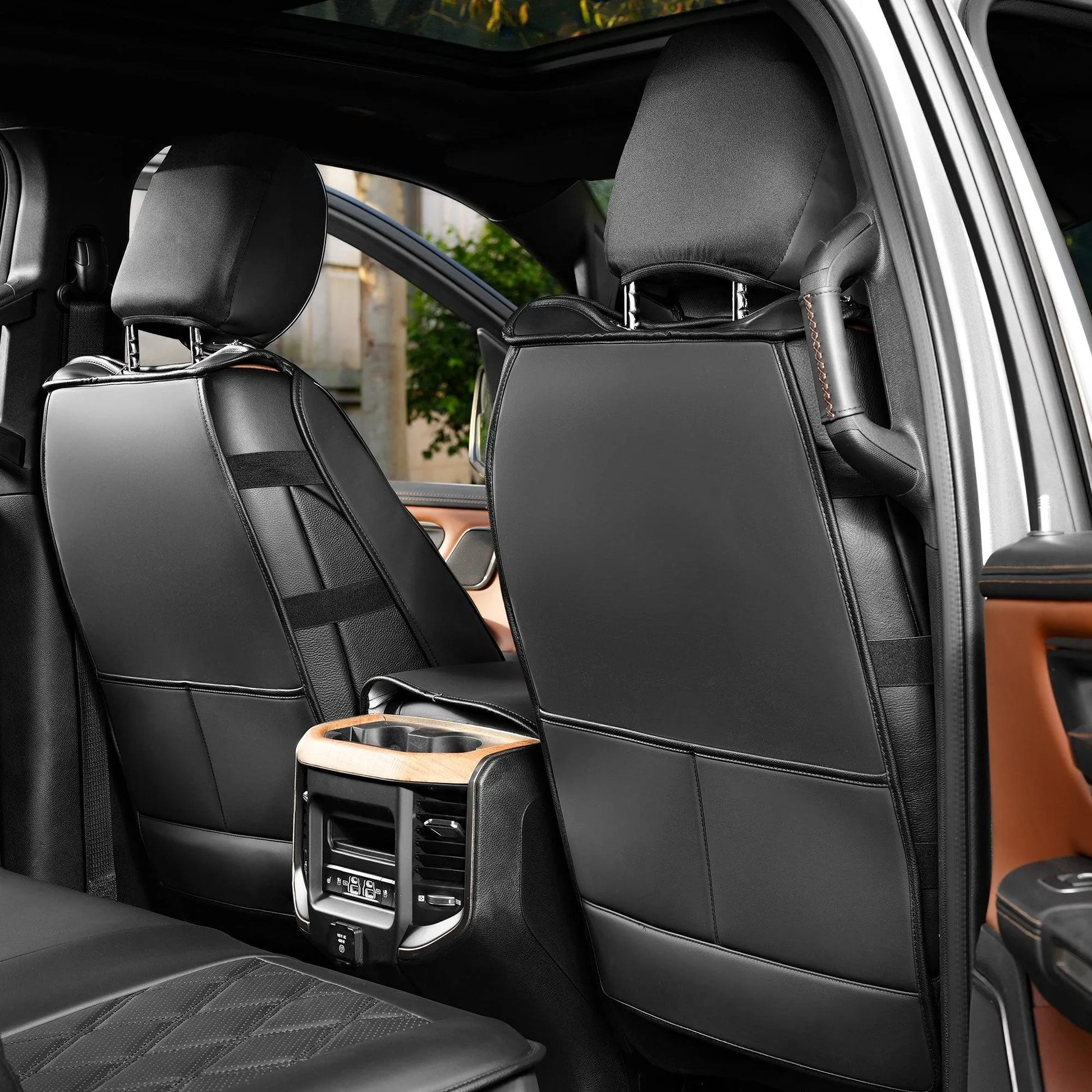 Yotruth for Tacoma Seat Covers Custom Fit For 2016-2023 Crew Double Access Cab/Extended Cab Toyota Tacoma Black Yotruth for Tacoma Seat Covers Custom Fit For 2016-2023 Crew Double Access Cab/Extended Cab Toyota Tacoma Black - Black / Full Set - YOTRUTH