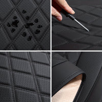YOTRUTH Universal Front Seat Covers | Faux Leather, High-Back Bucket