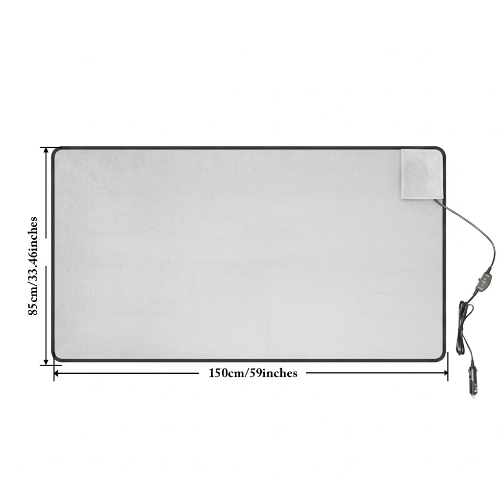 Heated Car Blanket, Portable Heated Blanket for Travel, Electric Blanket for Car, Truck, SUV, RV, Electric Blankets, Electric Blankets Clearance Deal, Soft & Warm Heating Solution for Winter Comfort, Christmas Gifts, Blankets for Cars