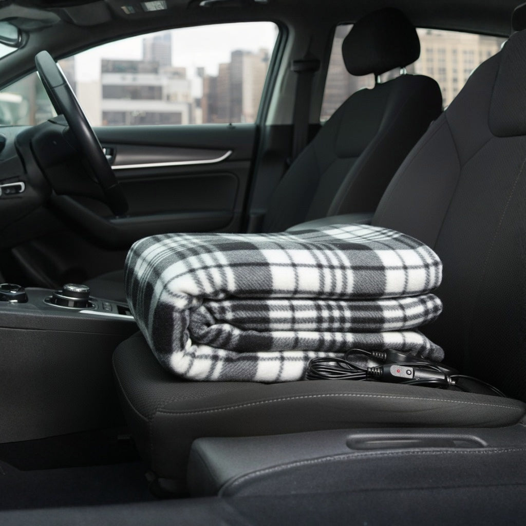 12-Volt Heated Car Blanket For Winter, Portable Heated Blanket For Travel, Electric Blanket For Car, Truck, SUV, RV, Electric Blankets, Electric Blankets Clearance Sale, As A Christmas Gift, Girly Car Staff