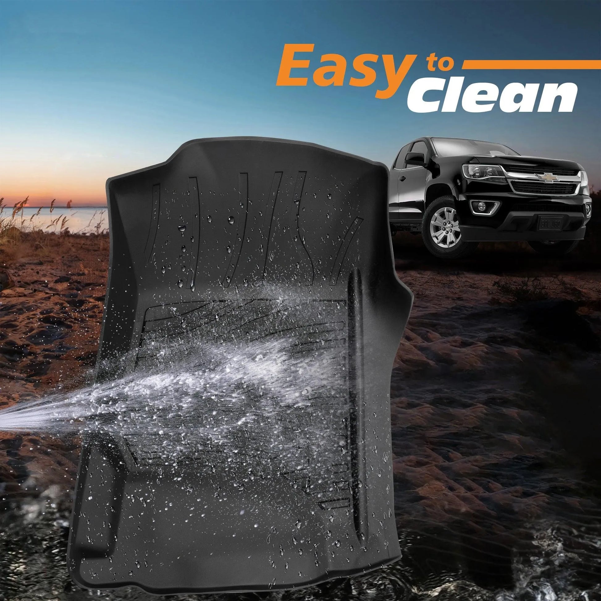 Yotruth Floor Mats for 2015-2024 Ford F150 SuperCrew Cab including 22-24 Lightning w/o Fold Flat Storage Yotruth Floor Mats for 2015-2024 Ford F150 SuperCrew Cab including 22-24 Lightning w/o Fold Flat Storage - Default Title - YOTRUTH