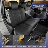 Premium Napa Fabric Waterproof Seat Covers - Year-Round Comfort for Honda, Toyota, and More. Ideal for Sedans and SUVs with Full Protection and Stylish Design for Road Adventures