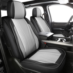 YOTRUTH 2009–2024 Ram 1500 Seat Covers | Faux Leather, Full Set