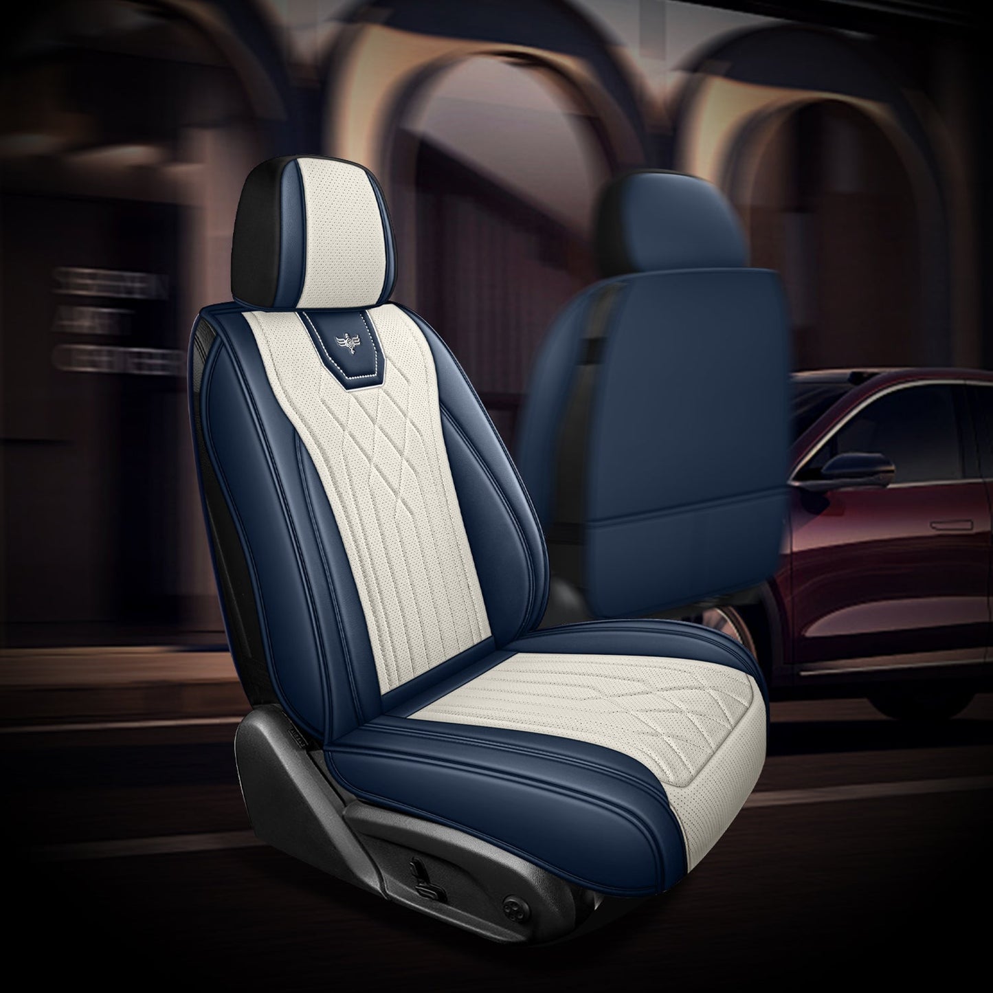 2&5-Seat Car Seat Covers, Full Coverage All-Season Car Seat Cushions, Auto Accessories, Vehicle Interior Upgrade, Stylish Car Covers, Soft Cushioning, Easytoclean Material, Longdistance Drivers, Christmas gift