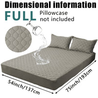 Waterproof Mattress Protector，Machine Washable Fitted Sheet，Anti-slip and Anti-stain Protection，More Sizes Optional，Christmas Home Decor