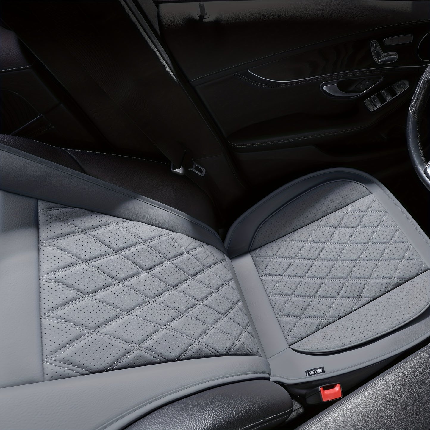 YOTRUTH Universal Front Seat Covers | Faux Leather, High-Back Bucket