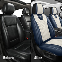 2&5-Seat Car Seat Covers, Full Coverage All-Season Car Seat Cushions, Auto Accessories, Vehicle Interior Upgrade, Stylish Car Covers, Soft Cushioning, Easytoclean Material, Longdistance Drivers, Christmas gift