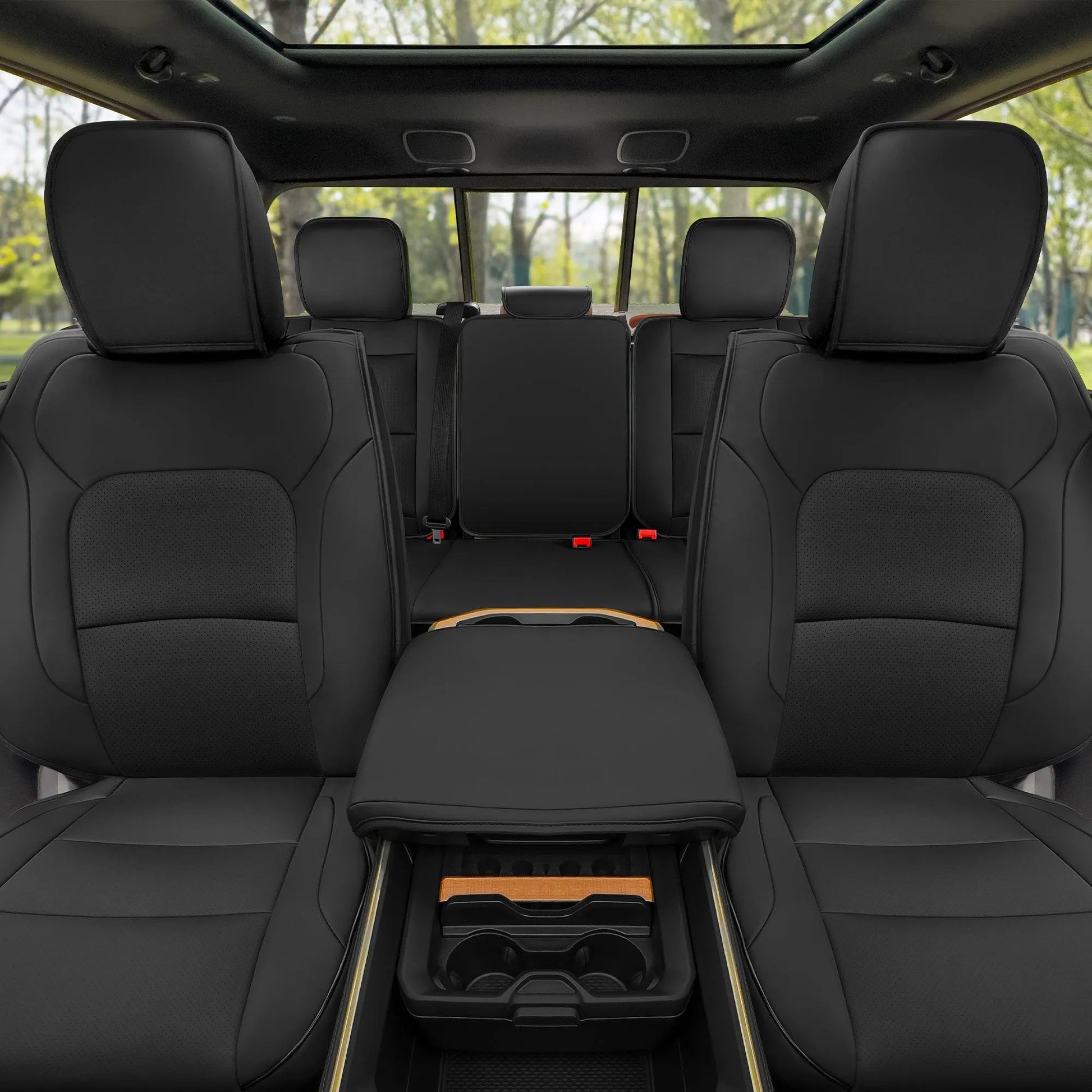 Yotruth Seat Covers for 2009-2025 Dodge Ram 1500 2500 3500 Crew Cab | Truck Seat Covers Full Set Dodge Ram Accessories, Black Yotruth Seat Covers for 2009-2025 Dodge Ram 1500 2500 3500 Crew Cab | Truck Seat Covers Full Set Dodge Ram Accessories, Black - Ram (09-18) - Flat Front + Curved Rear - YOTRUTH