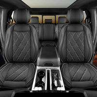 Yotruth Seat Covers for 2009-2025 Ford F150 SuperCrew & 2017-2024 F250/F350/F450 Super Duty Crew Cab with Waterproof Faux Leather - YOTRUTH