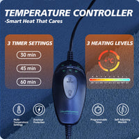 New Flannel Car Heated Blanket | 3 Heat Settings & Timer, 12V Electric, Soft Washable Throw for Winter Travel, Universal Fit for Most Vehicles, Without Battery
