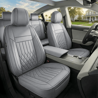 Premium Napa Fabric Waterproof Seat Covers - Year-Round Comfort for Honda, Toyota, and More. Ideal for Sedans and SUVs with Full Protection and Stylish Design for Road Adventures