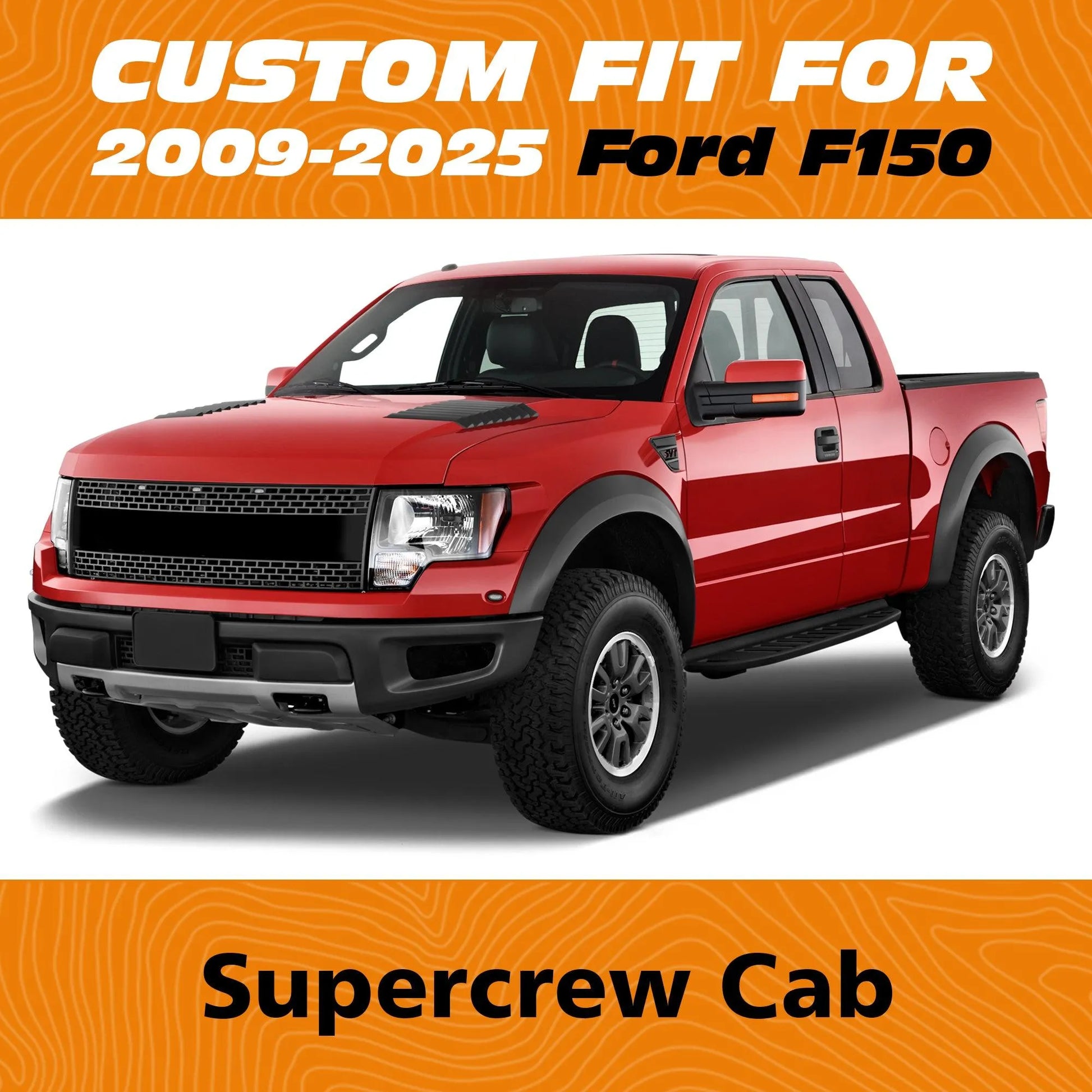 Ford F150 Seat Covers Custom Fit for 2009 to 2025 Ford F150 Seat Covers Custom Fit for 2009 to 2025 - Black / 2 PCS Front Seat - YOTRUTH