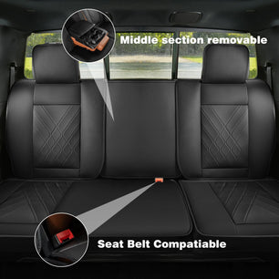 Yotruth Seat Covers Full Set Truck Seat Covers - Compatible with 2007-2013 Chevy Silverado GMC Sierra 1500 Crew Cab & 2019-2024 2500HD/3500HD Crew Cab Yotruth Seat Covers Full Set Truck Seat Covers - Compatible with 2007-2013 Chevy Silverado GMC Sierra 1500 Crew Cab & 2019-2024 2500HD/3500HD Crew Cab - Default Title - YOTRUTH
