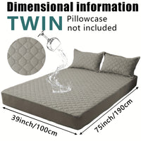 Waterproof Mattress Protector，Machine Washable Fitted Sheet，Anti-slip and Anti-stain Protection，More Sizes Optional，Christmas Home Decor