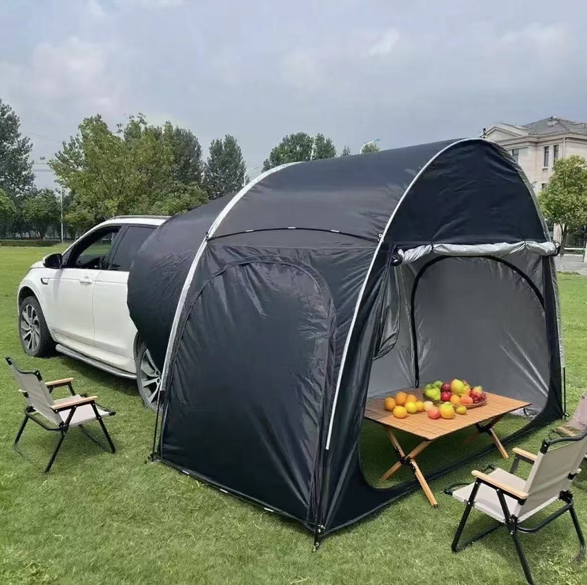 SUV Tailgate  Instant Pop-Up Car Tent , outdoor camping  , Portable Outdoor Sun Shade Shelter with Zipper Closure, Ideal for Road Trips and Field Adventures