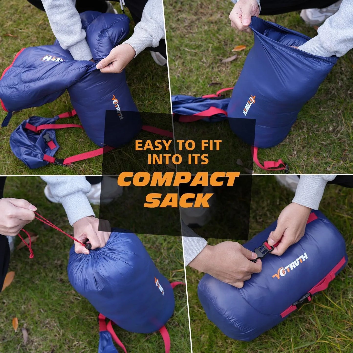 Ultralight 27oz 35°F Summer Down Sleeping Bag Ultralight 27oz 35°F Summer Down Sleeping Bag - Default Title - YOTRUTH