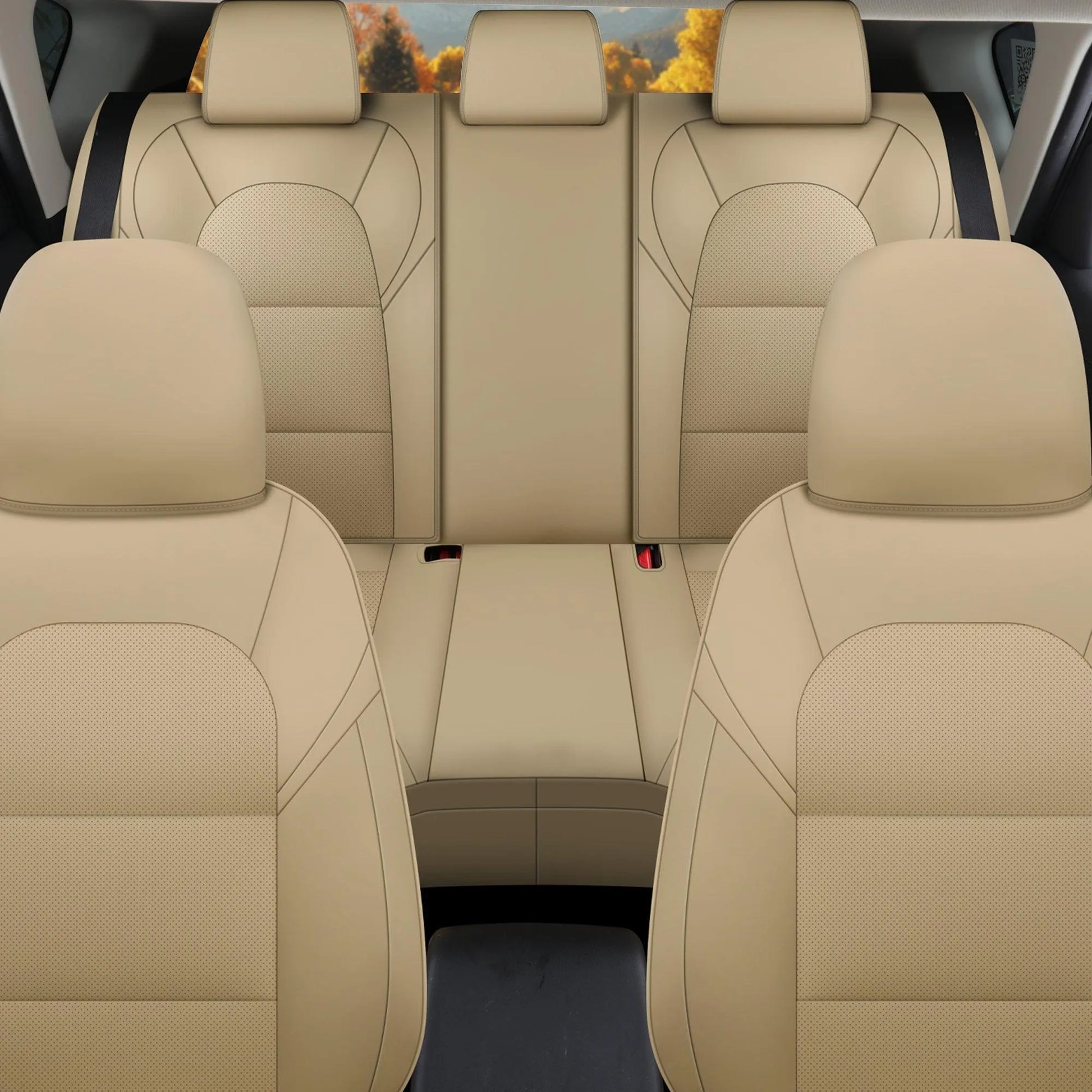 Yotruth Car Seat Cover for Mazda CX-5 2017-2024 Yotruth Car Seat Cover for Mazda CX-5 2017-2024 - beige - YOTRUTH