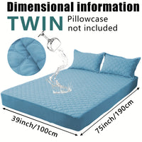 Waterproof Mattress Protector，Machine Washable Fitted Sheet，Anti-slip and Anti-stain Protection，More Sizes Optional，Christmas Home Decor