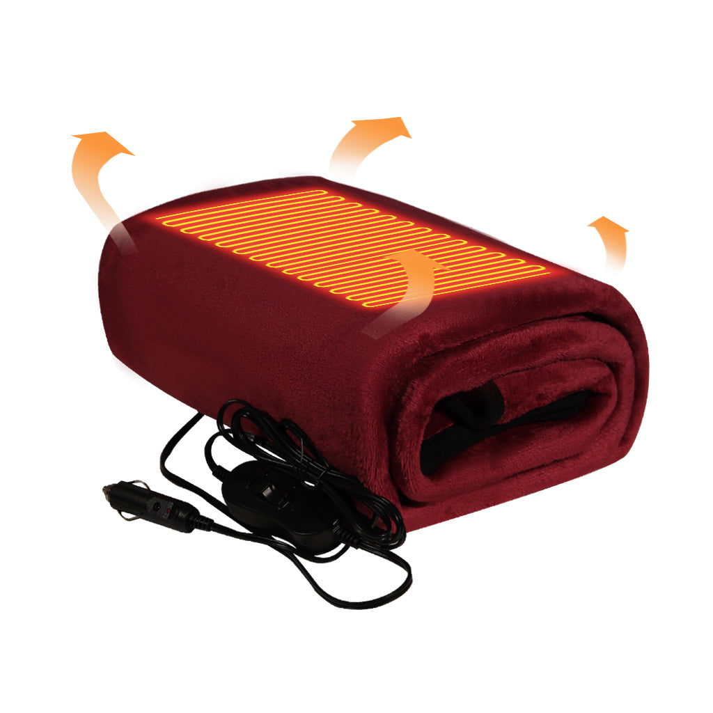 12-Volt Heated Car Blanket For Winter, Portable Heated Blanket For Travel, Electric Blanket For Car, Truck, SUV, RV, Electric Blankets, Electric Blankets Clearance Sale, As A Christmas Gift, Girly Car Staff