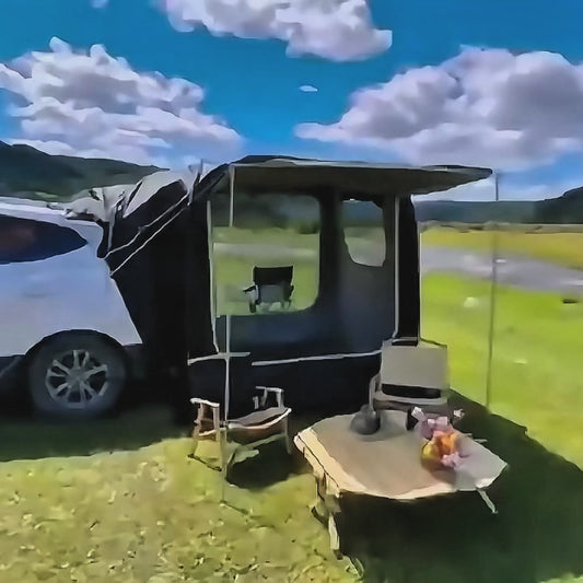 SUV Tailgate  Instant Pop-Up Car Tent , outdoor camping  , Portable Outdoor Sun Shade Shelter with Zipper Closure, Ideal for Road Trips and Field Adventures