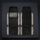 YOTRUTH Crystal Rhinestone Car Floor Mats (4 Pcs) - Luxury Bling Universal Auto Carpets for Women