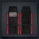 YOTRUTH Crystal Rhinestone Car Floor Mats (4 Pcs) - Luxury Bling Universal Auto Carpets for Women
